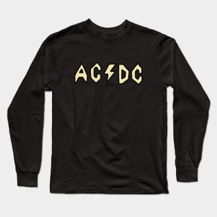 Butt-Head AC/DC - Cream Long Sleeve T-Shirt